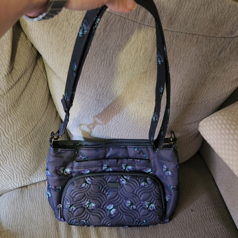 LUG SAMBA XL BUTTERFLY GREY EUC!